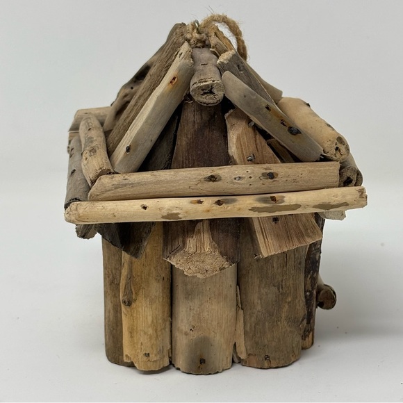 Driftwood Birdhouse Christmas Ornament NWOT - Picture 4 of 5